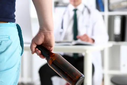 A physician will give a person suspected of having DTs an exam and take into account their history with alcohol addiction.