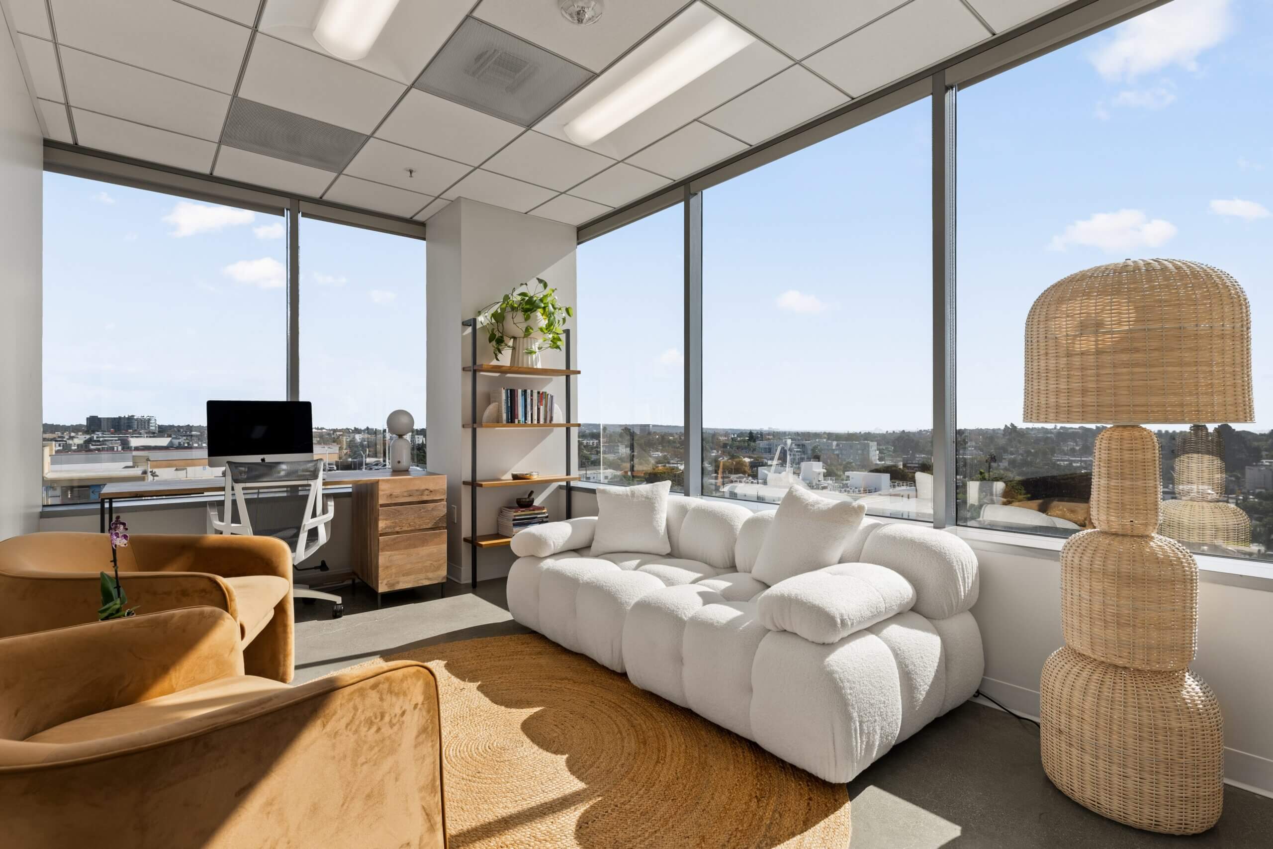 clinical office with large windows